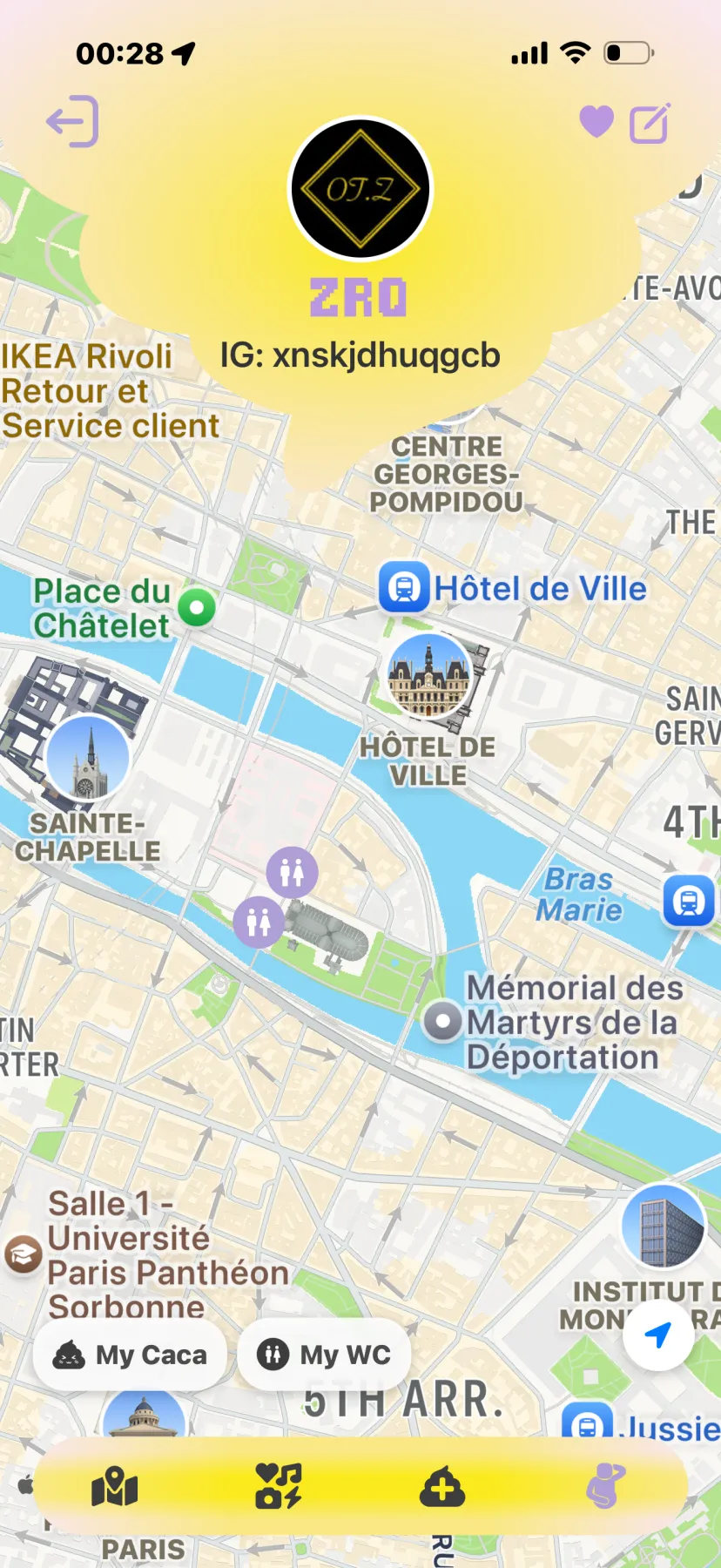 Carte personnelle cacaou